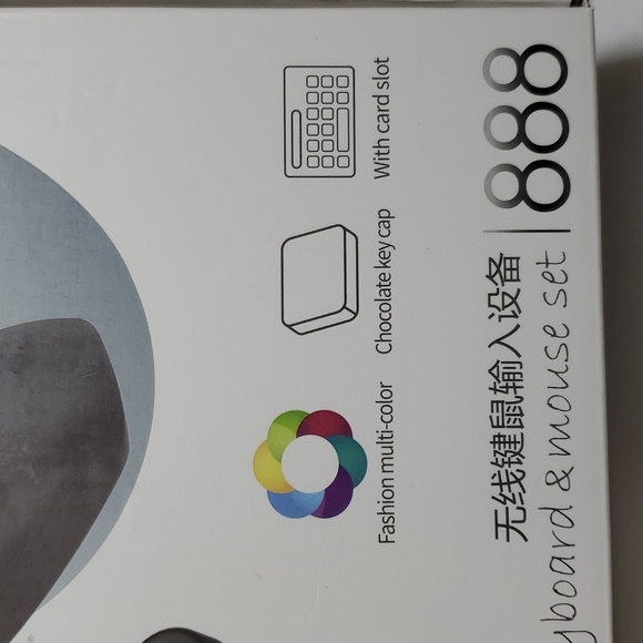 FOPETT 2.4GHz Wireless Keyboard and Mouse Set with Phone Holder - Compac… - Picture 9 of 16